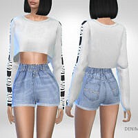Denim Shorts By Puresim