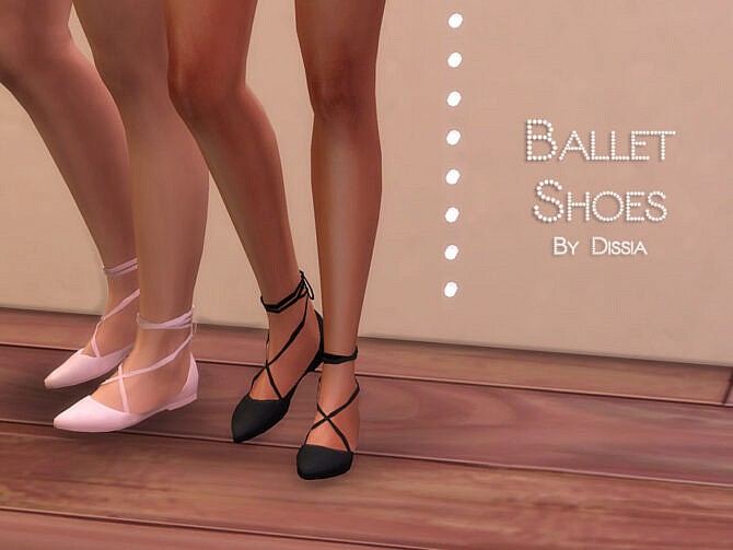 Sims 4 Ballet Shoes by Dissia at TSR