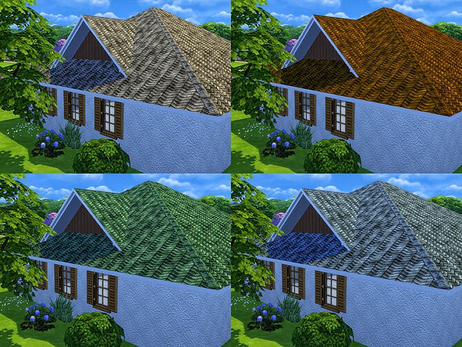 Sims 4 MB Modest Roof by matomibotaki at TSR