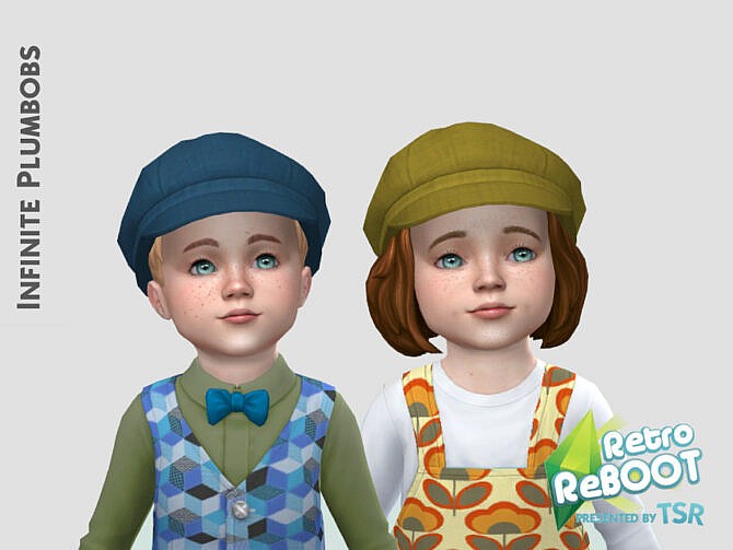 Sims 4 IP Toddler Retro Bus Drivers Hat by InfinitePlumbobs at TSR