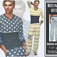 Men’s Pajamas Bottom By Sims House