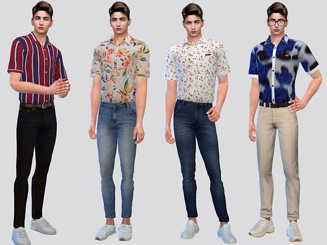 Men’s Casual Shirt I By Mclaynesims