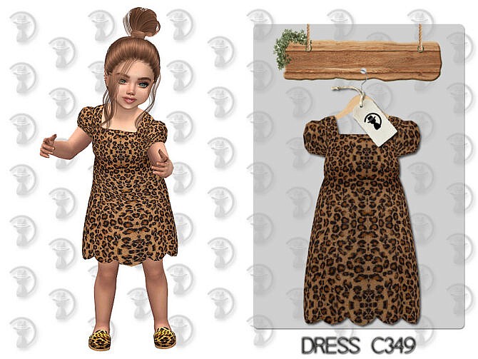 Sims 4 Dress C349 by turksimmer at TSR
