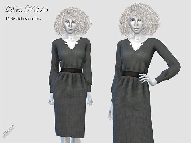 Sims 4 DRESS N 315 by pizazz at TSR