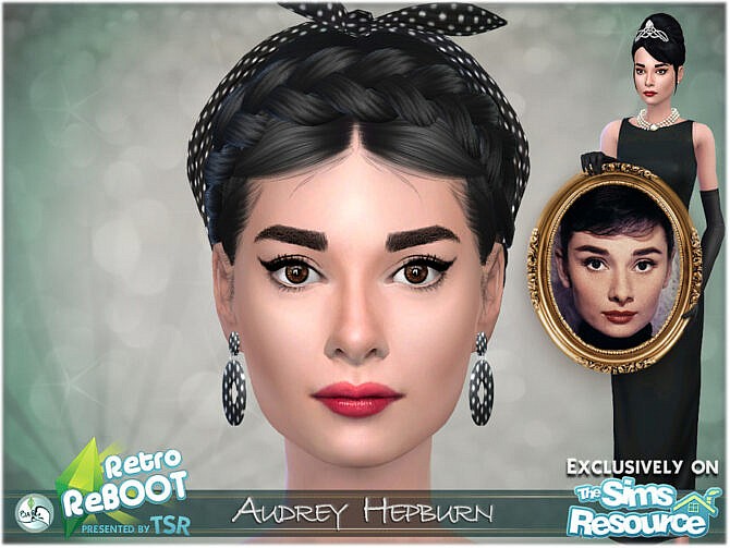Sims 4 Audrey Hepburn by BAkalia at TSR