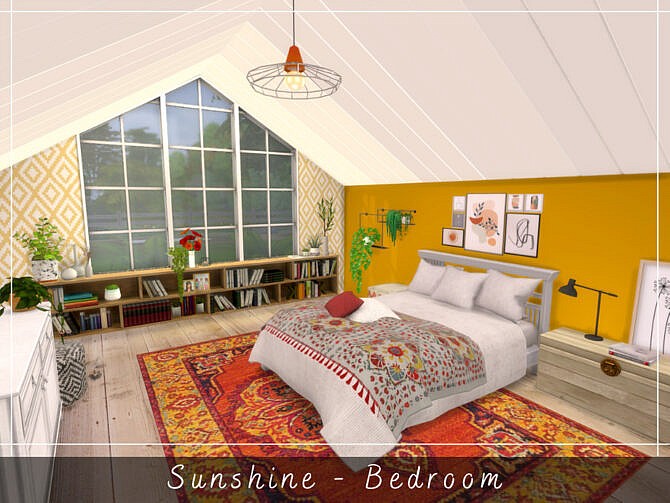 Sims 4 Sunshine Bedroom by A.lenna at TSR