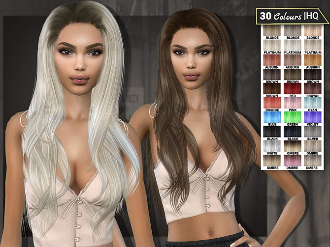 Sims 4 Ronya Hairstyle 11 by sims2fanbg at TSR