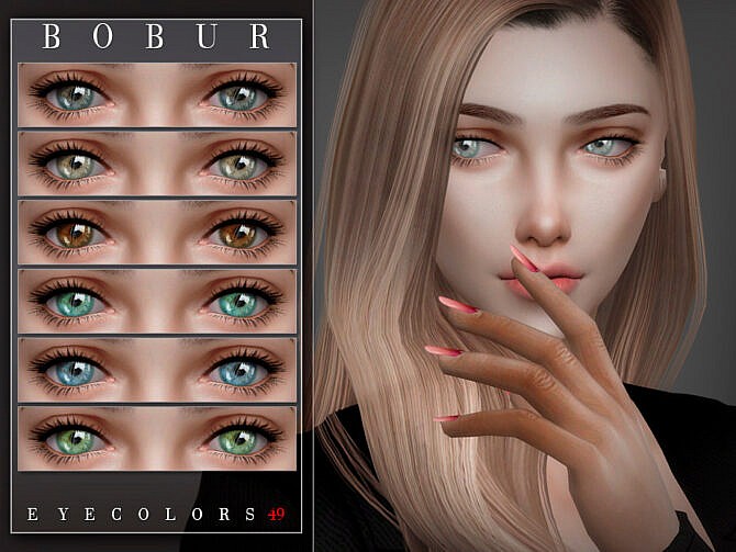 Sims 4 Eyecolors 49 by Bobur3 at TSR