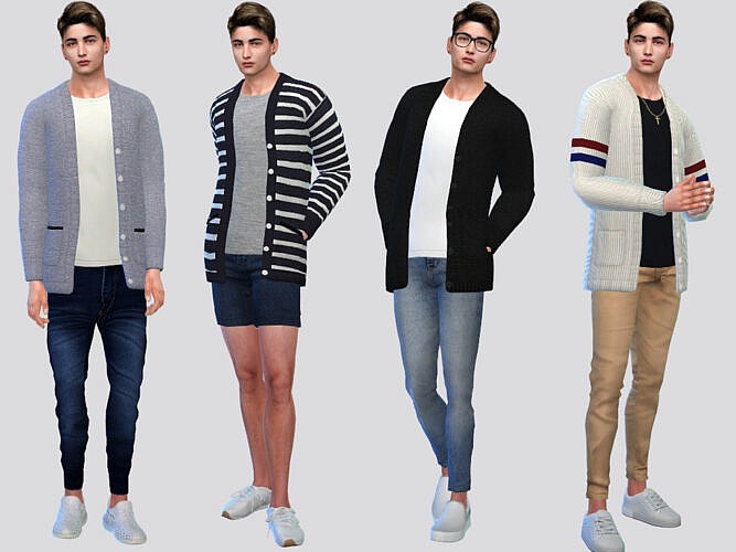 Pim Cardigan Sweater By Mclaynesims