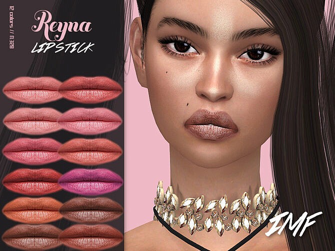 Sims 4 IMF Reyna Lipstick N.328 by IzzieMcFire at TSR