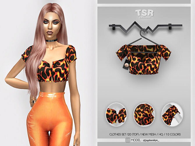 Sims 4 Clothes SET 120 (TOP) BD446 by busra tr at TSR