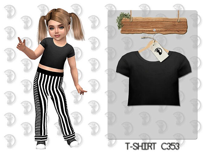 Sims 4 T shirt C353 by turksimmer at TSR
