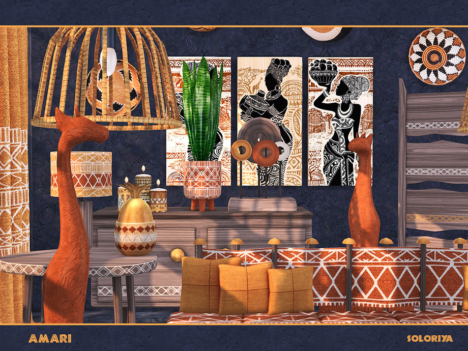 Amari Living Room By Soloriya At Tsr Sims 4 Updates