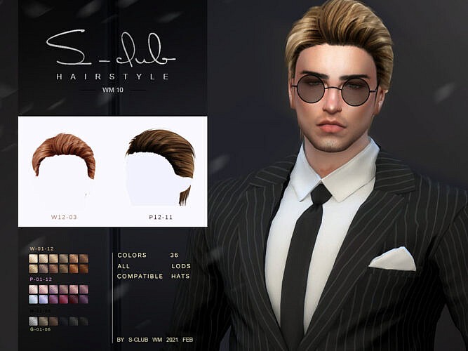 Hair 20210 For Males By S-club Wm