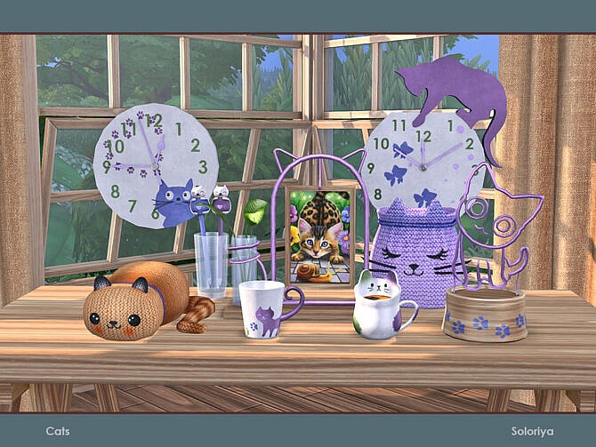 Sims 4 Cats set by soloriya at TSR