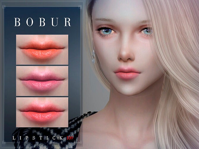 Sims 4 Lipstick 109 by Bobur3 at TSR