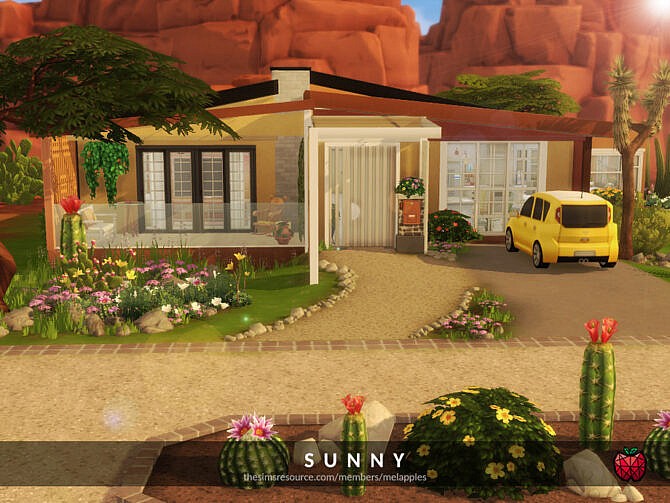 Sims 4 Sunny house by melapples at TSR