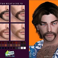 Retro Mustache V3 By Merci