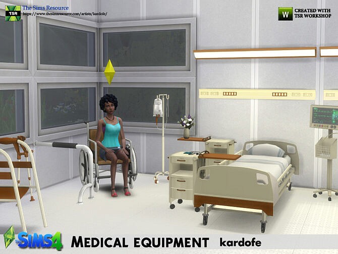Sims 4 Medical equipment by kardofe at TSR