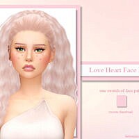 Love Hearts Face Paint By Ladysimmer94