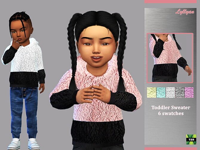 Sims 4 Toddler Sweater by LYLLYAN at TSR