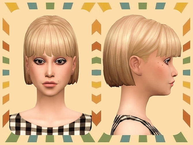 Sims 4 Retro Donna Hair by Nords at TSR