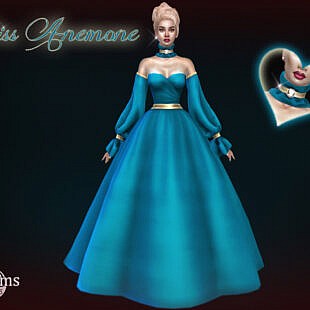 Samurai Dress by SIms4Krampus at TSR » Sims 4 Updates