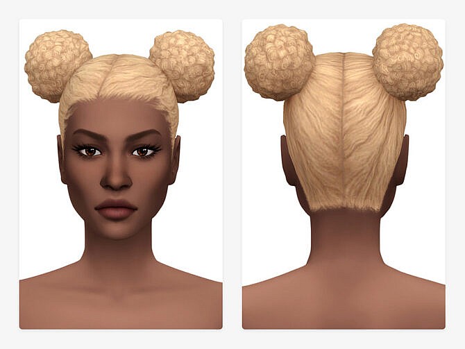 Sims 4 Zahara Hair by Nords at TSR