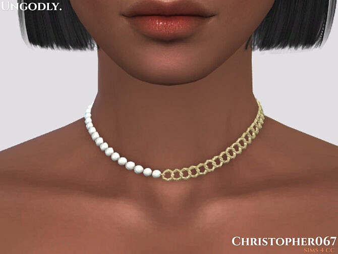 Sims 4 Ungodly Necklace by Christopher067 at TSR