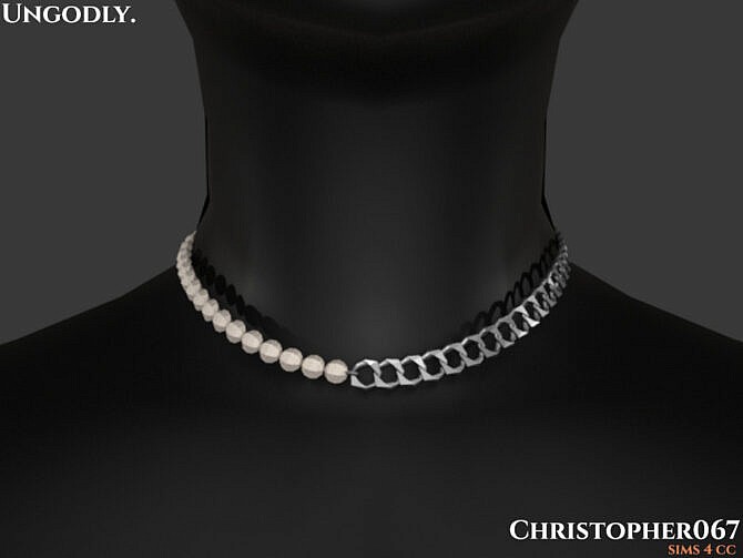 Sims 4 Ungodly Necklace by Christopher067 at TSR
