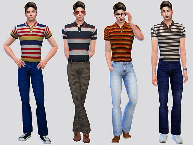 Sims 4 Retrospect Outfit by McLayneSims at TSR