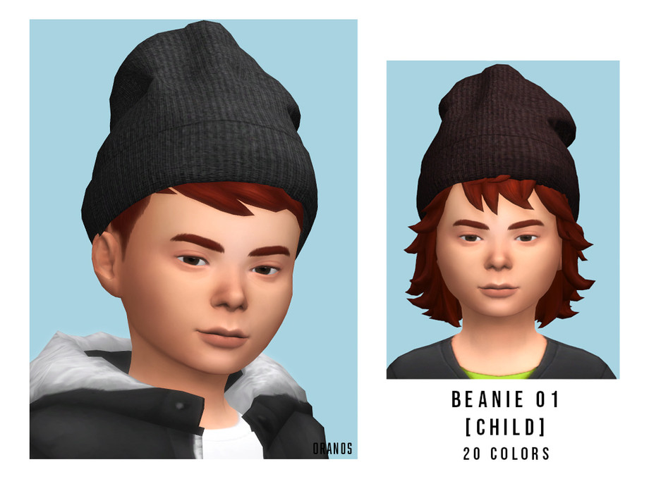 Beanie 01 Child by OranosTR at TSR " Sims 4 Updates.