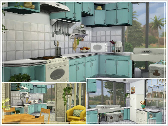Sims 4 Retro Lisanne House by philo at TSR