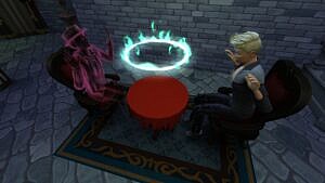 Torn Seance Table For Paranormal Seance By Serinion