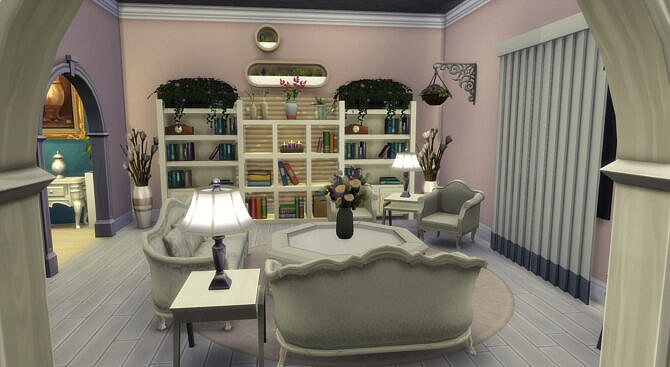 Sims 4 Colonial Duplex by Wykkyd at Mod The Sims 4
