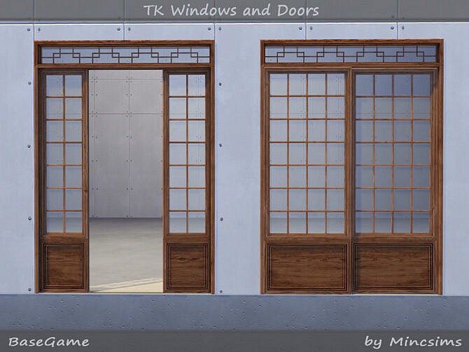 Sims 4 TK Windows and Doors by Mincsims at TSR