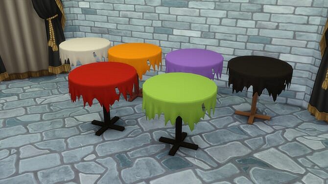Sims 4 Torn Seance Table for paranormal Seance by Serinion at Mod The Sims 4