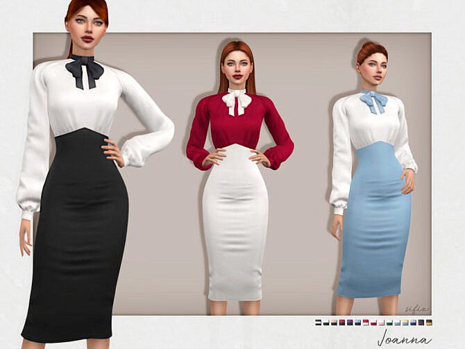 Sims 4 Joanna Outfit by Sifix at TSR