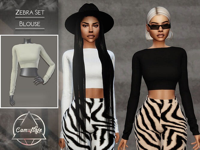 Zebra Set (top) By Camuflaje