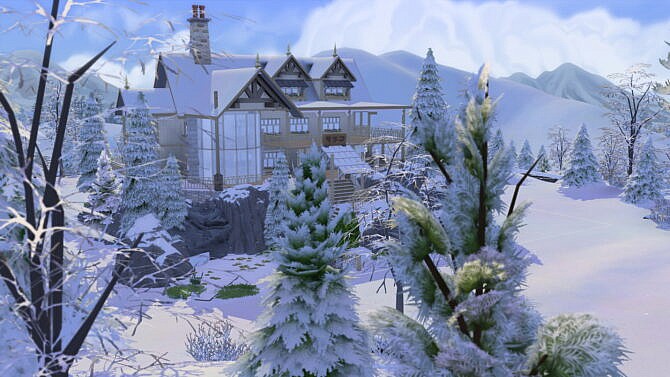 Sims 4 Apres Ski with spa 40x30 by bradybrad7 at TSR