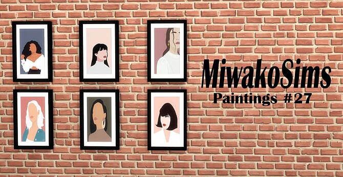 Sims 4 Collection paintings #27 at MiwakoSims