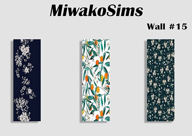 Sims 4 Collection walls #15 at MiwakoSims