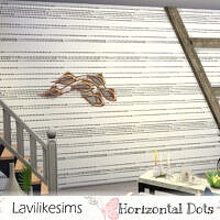 Horizontal Dots Wallpaper By Lavilikesims