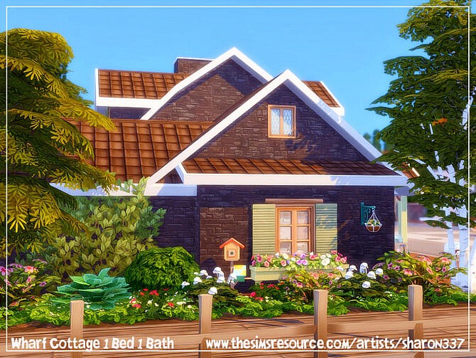 Sims 4 Wharf Cottage by sharon337 at TSR