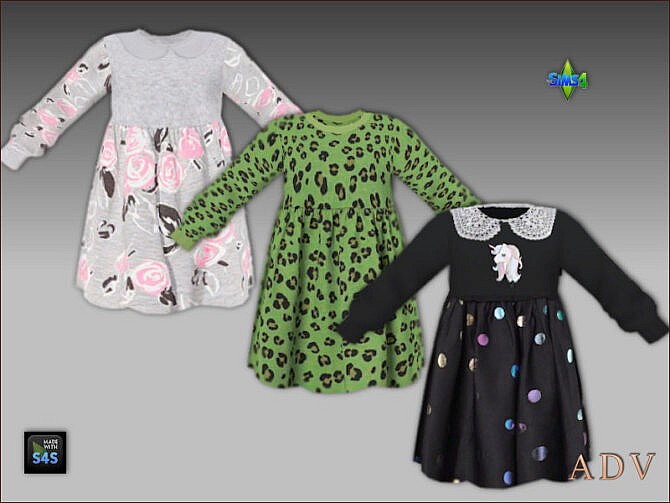 Sims 4 Dresses, shoes and tights for toddler girls at Arte Della Vita