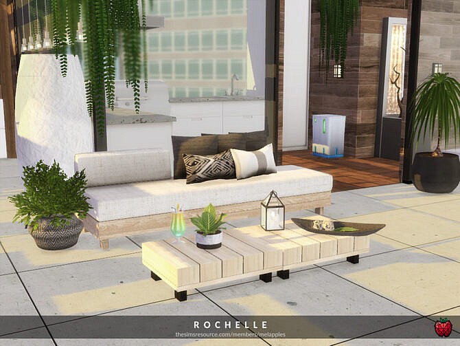 Sims 4 Rochelle terrace by melapples at TSR