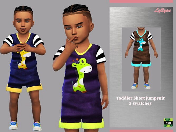 Toddler Short Jumpsuit By Lyllyan