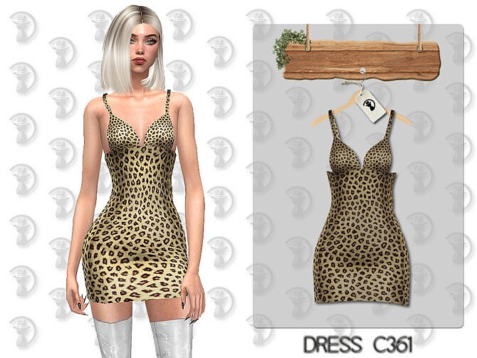 Sims 4 Dress C361 by turksimmer at TSR