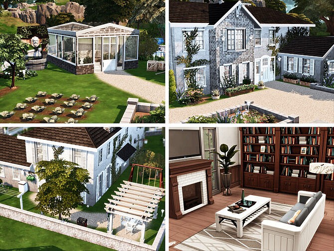 Sims 4 Derwent Mansion by xogerardine at TSR