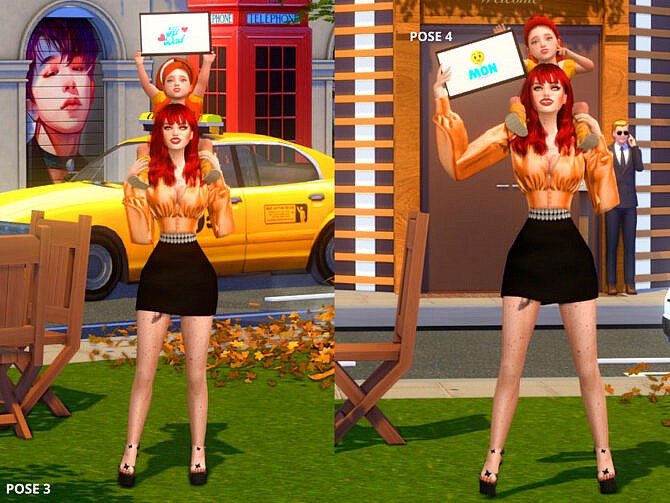 Sims 4 Surprise PosePack by couquett at TSR